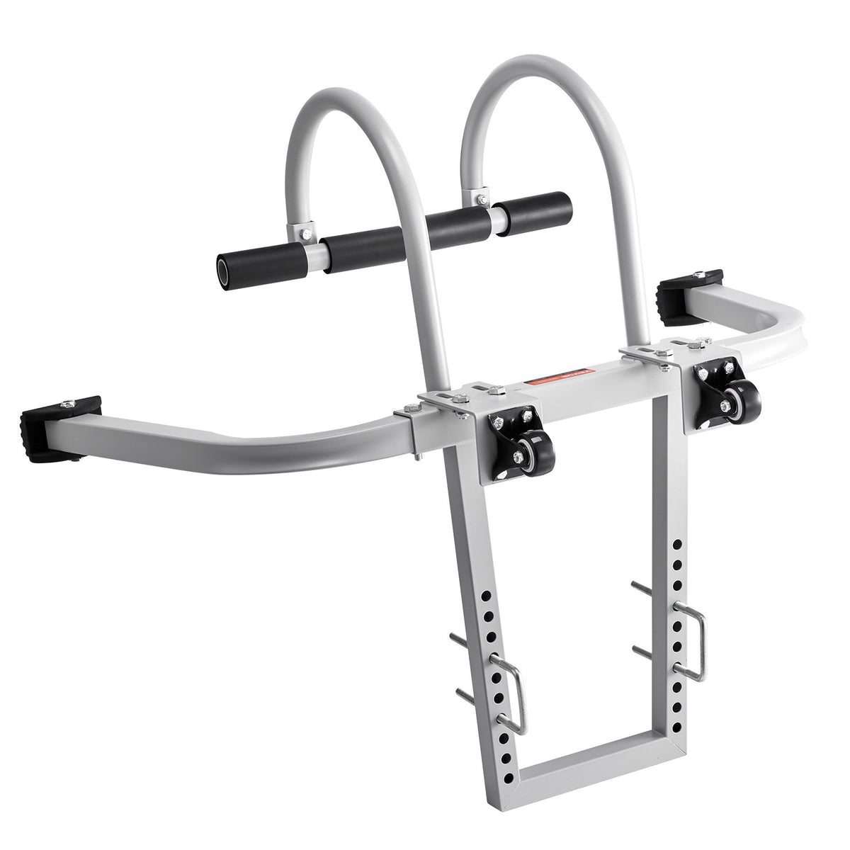 VEVOR Ladder Stabilizer, 2 in 1 Extension Wall Ladder Standoff Hook, Roof Ridge Ladder Accessories Both Horizontally and Vertically, Heavy-duty Steel Rubber Grip T-Bar, Quick Access to Steep Roofs