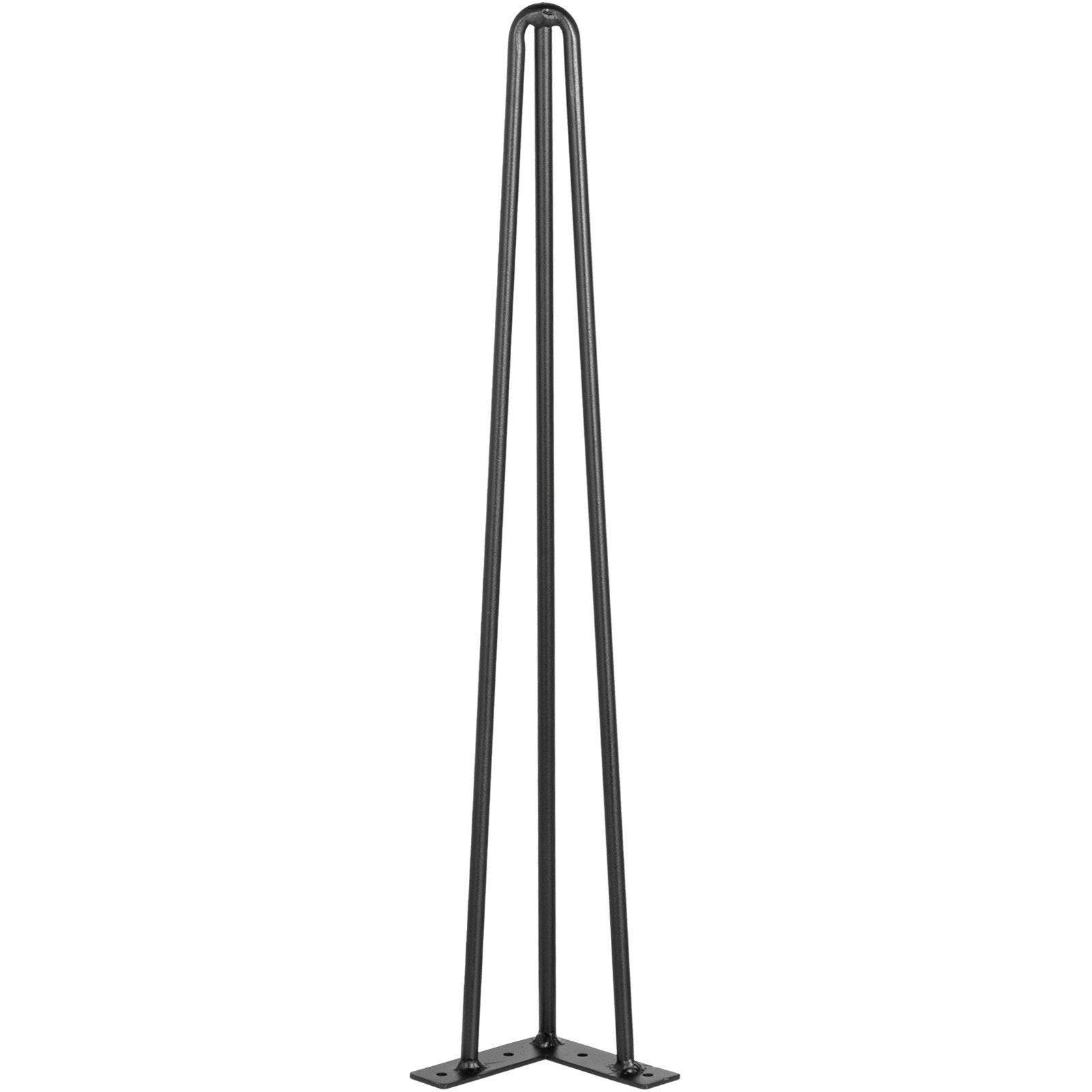 VEVOR Hairpin Table Legs 28 inch, Set of 4 DIY Desk Table Legs 3 Rods Heavy Duty