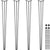VEVOR Hairpin Table Legs 36 inch, Set of 4 DIY Desk Table Legs 3 Rods Heavy Duty