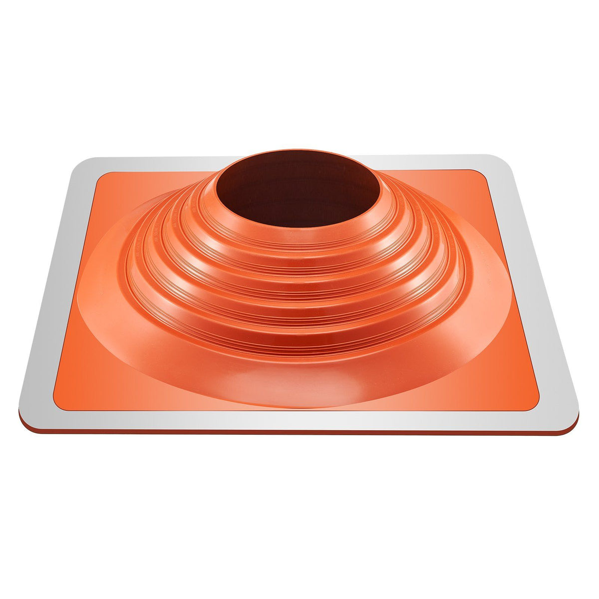 Roof Pipe Flashing Boot, Fit Pipe OD 254 to 457 mm, Flexible Silicone Roofing Jack Pipe Flashing, High Temp -74℃ to 225℃, Lasting Square Metal Base, for Chimney, Wood Stove &amp; Outdoor Vent Pipes