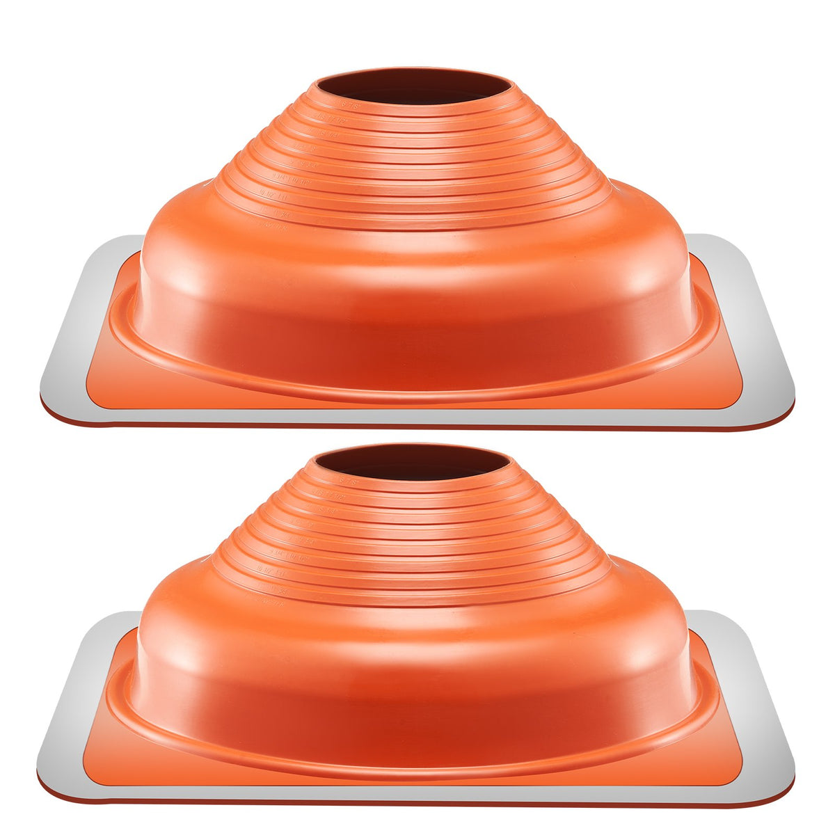 VEVOR 2 Pcs Metal Roof Pipe Flashing Boot Fit 160-300 mm Pipe High Temp Silicone