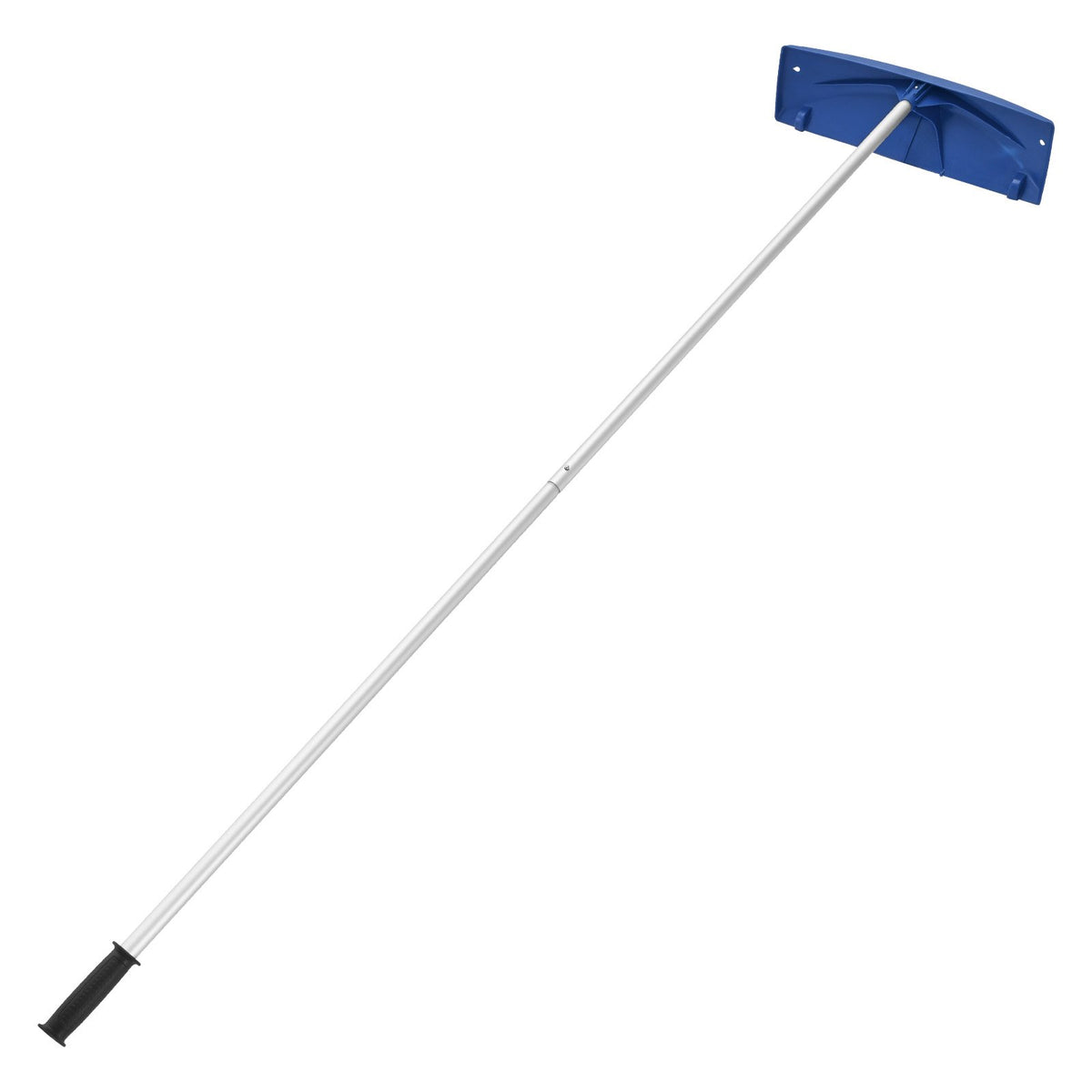 VEVOR Snow Roof Rake, 60cm PP Plastic Blade, 1.18-5.55 m Adjustable Roof Snow Scraper with Wheels, Anti-Slip Handle Snows Removal Tool, Lightweight House Rooftop Rake for Leaves Debris Removal