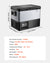 VEVOR Portable Car Refrigerator Freezer Compressor 35L Dual Zone for Car Home