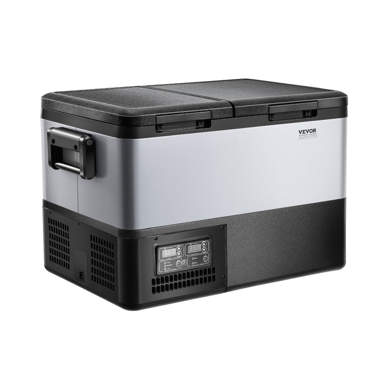 VEVOR Portable Car Refrigerator Freezer Compressor 35L Dual Zone for Car Home