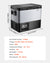 VEVOR Portable Car Refrigerator Freezer Compressor 45L Dual Zone for Car Home