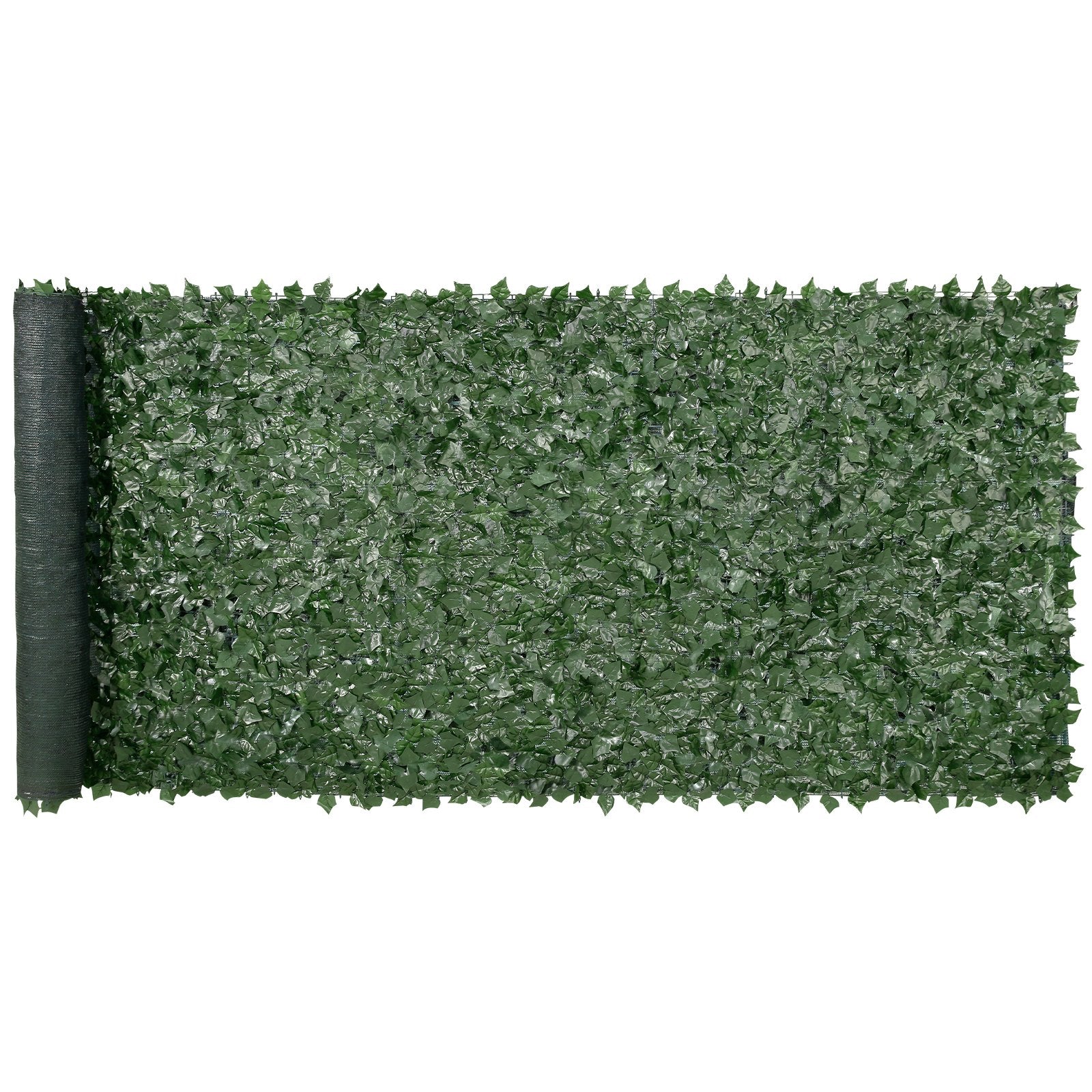 VEVOR Ivy Privacy Fence, 59 x 158in Artificial Green Wall Screen, Greenery Ivy Fence w/ Mesh Cloth Backing and Strengthened Joint, Faux Hedges Vine Leaf Decoration for Outdoor Garden, Yard, Balcony