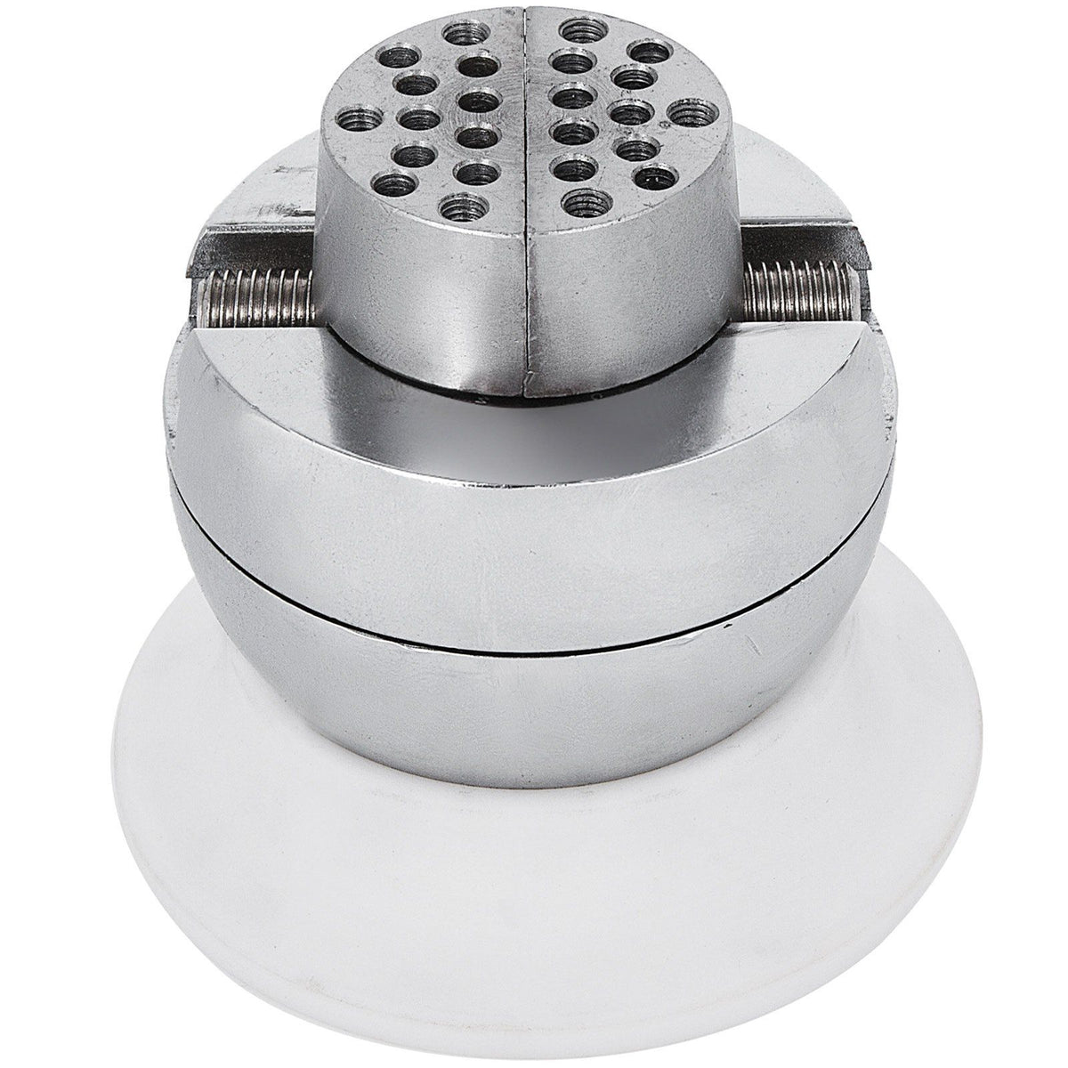 Ball Vise, 3" Engraving Setting Tool, 360° Rotation Engraving Block Vise, 30 PCS Attachment Jewelry Engraving Block Tools Standard Block for Gemstone Inlay and Small-Scale Engraving