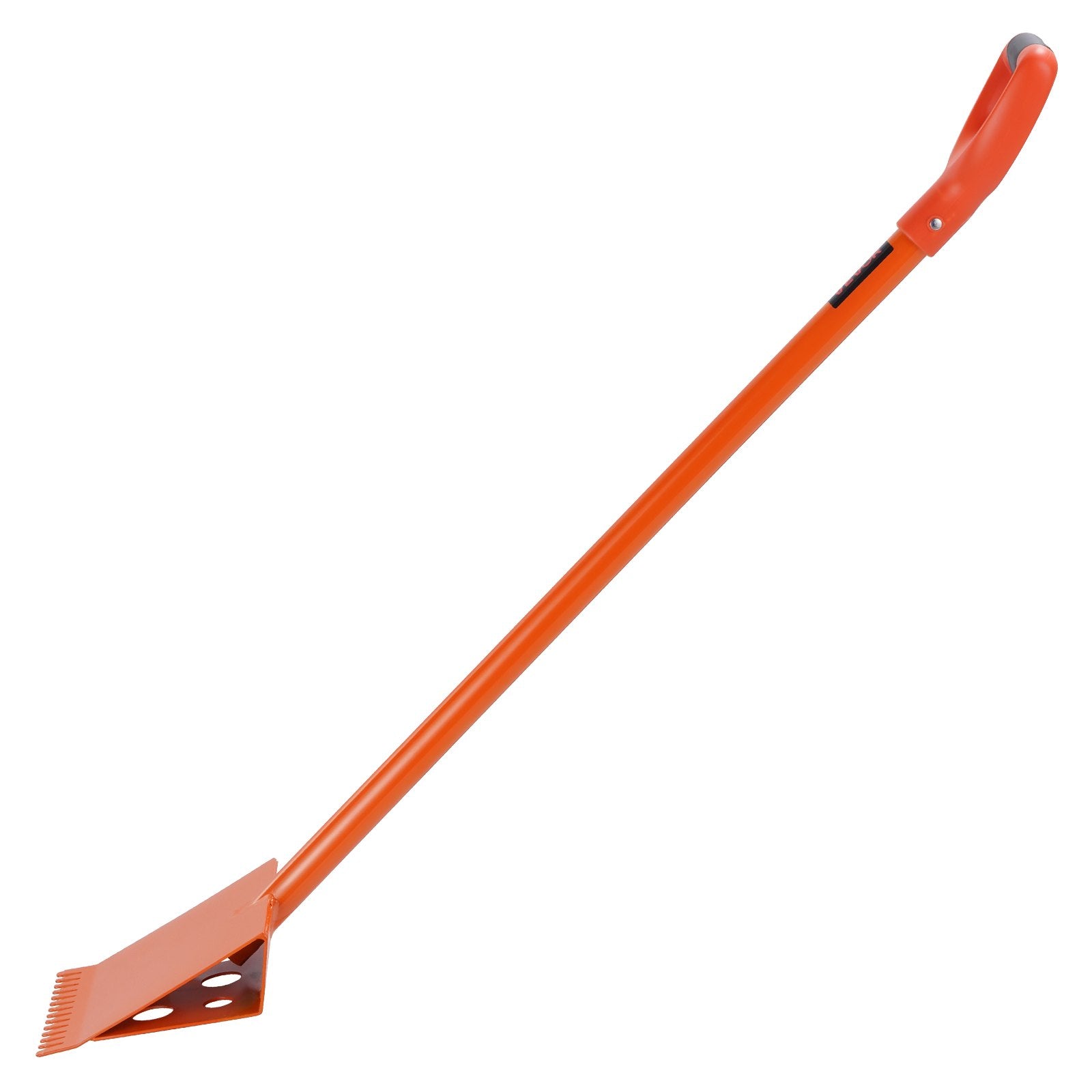 VEVOR Shingle Shovel 1 Pack, D-Grip Handle Shingle Roof Ripper, High Hardness 45# Steel & Lightweight Easy Tearing Off Roofing & Nails Tool, ideal for Commercial and Residential Use,Orange