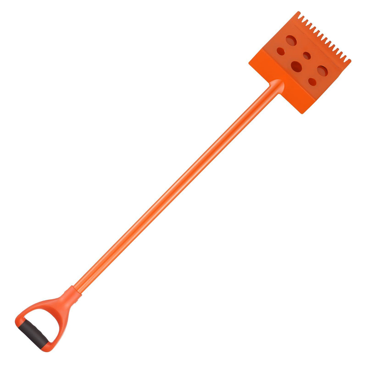 Shingle Shovel 2 Pack, D-Grip Handle Shingle Roof Ripper, High Hardness 45# Steel & Lightweight Easy Tearing Off Roofing & Nails Tool, ideal for Commercial and Residential Use,Orange