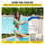 VEVOR Swimming Pool Handrail Ladder Handrail Stainless Steel Rail w/ Base Plate
