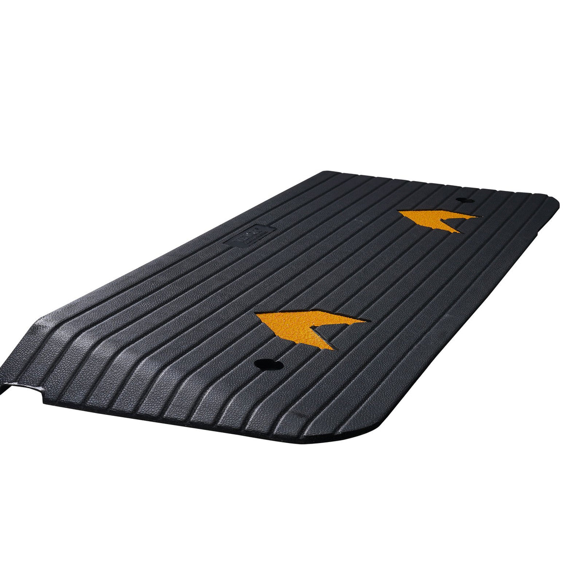 VEVOR Upgraded Rubber Threshold Ramp, 3.8 cm Rise Wheelchair Ramp Doorway, Natural Curb Ramp Rated 15 tons Load Capacity, Non-Slip Textured Surface Rubber Curb Ramp for Wheelchair and Scooter