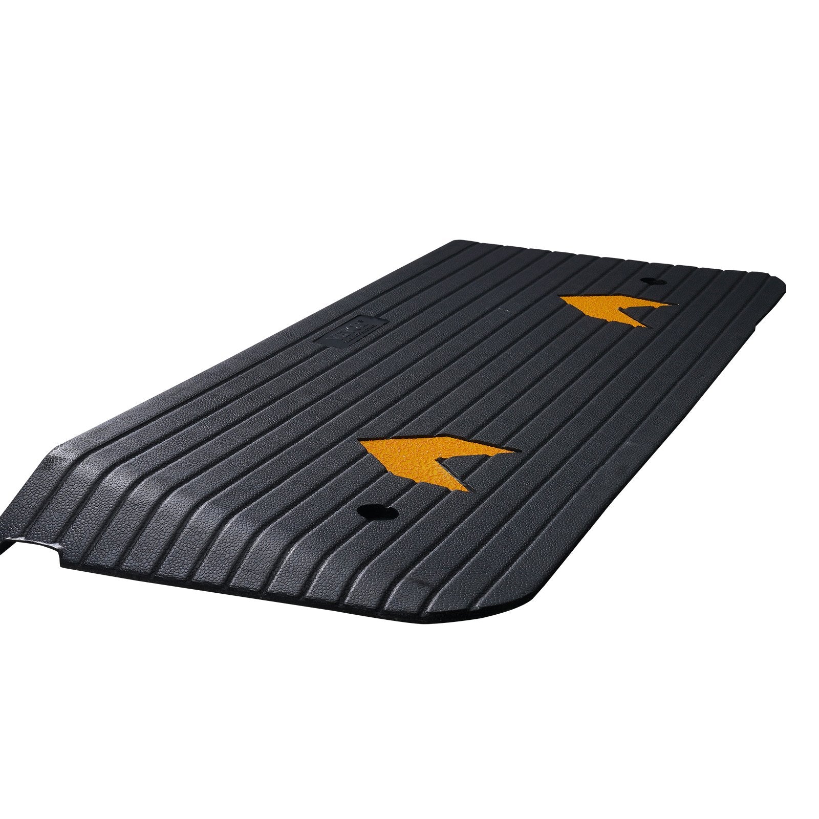 VEVOR Rubber Threshold Ramp, 5 cm Rise Threshold Ramp Doorway, Recycled Rubber Power Threshold Ramp Rated 15 tons Load Capacity, Non-Slip Surface Rubber Solid Threshold Ramp for Wheelchair and Scooter