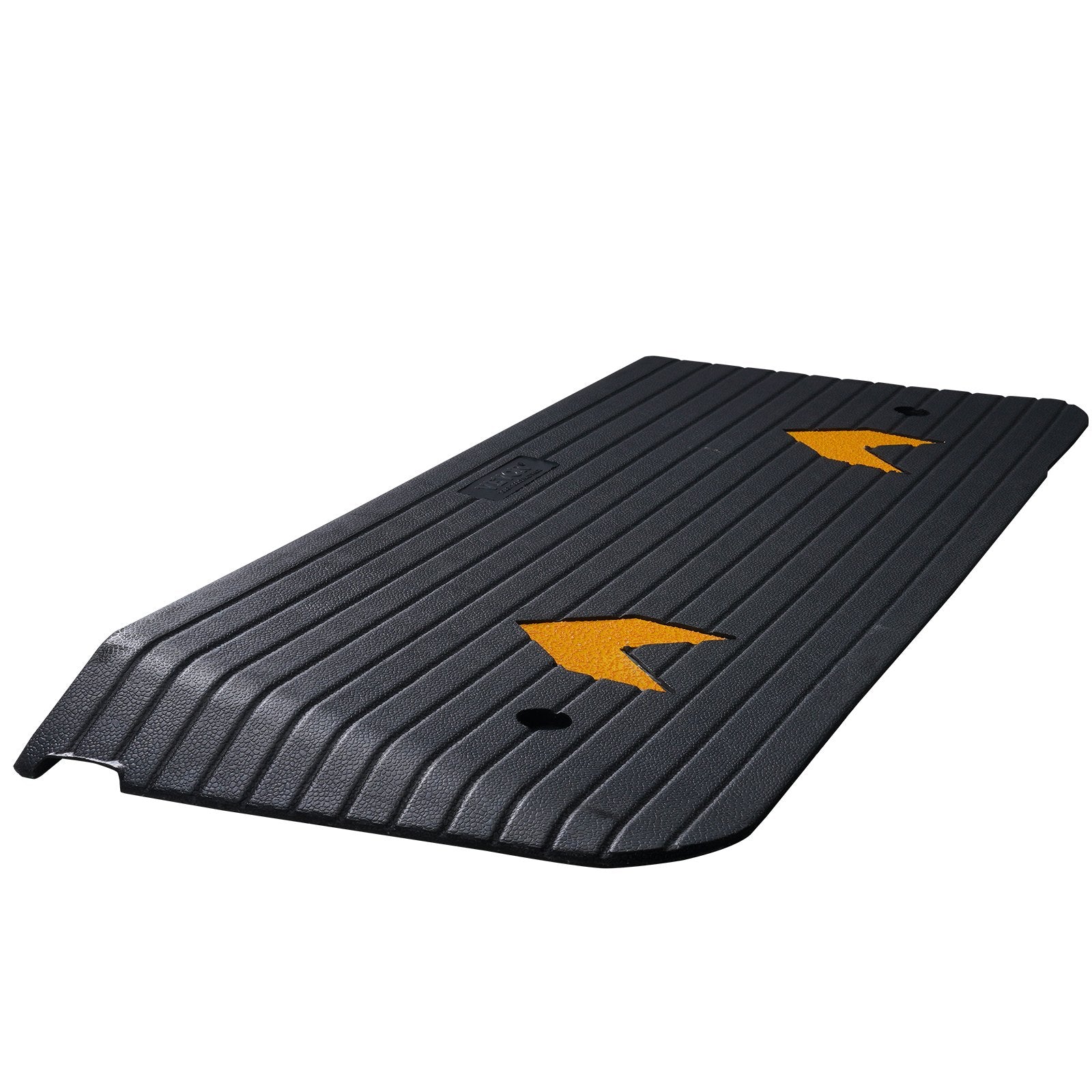 VEVOR Rubber Threshold Ramp, 5 cm Rise Threshold Ramp Doorway, Recycled Rubber Power Threshold Ramp Rated 15 tons Load Capacity, Non-Slip Surface Rubber Solid Threshold Ramp for Wheelchair and Scooter