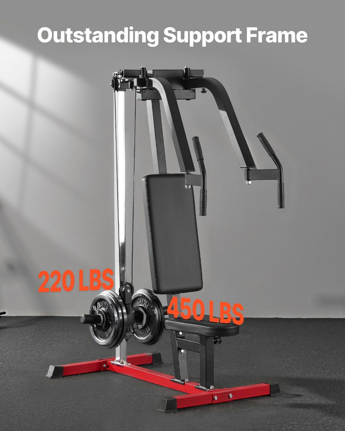 Chest Fly Machine, Upper Body Specialty Machine for Home Gym, Adjustable Fly and Reverse Delt Machine, for Chest, Back, Pectoral, Rear Deltoid and Shoulder Workouts, Hold up to 450LBS
