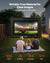 VEVOR 14 ft Inflatable Movie Screen 16:9 600D Movie Projector with Portable Bag