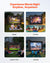 VEVOR 16 ft Inflatable Movie Screen 16:9 600D Movie Projector with Portable Bag