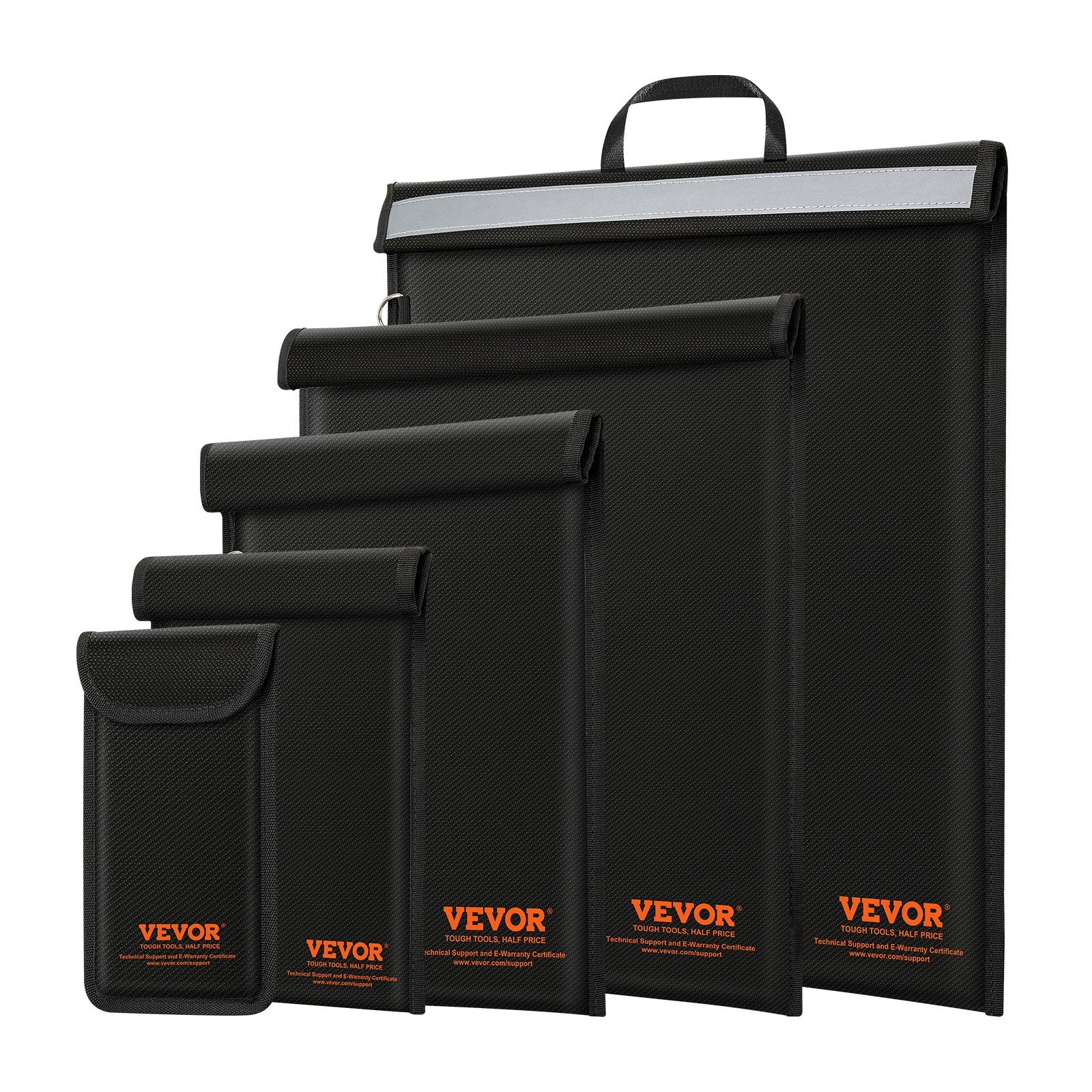 VEVOR Faraday Bag 4 Pack Signal Blocking Holder for Laptop Tablet Phone Radio XL