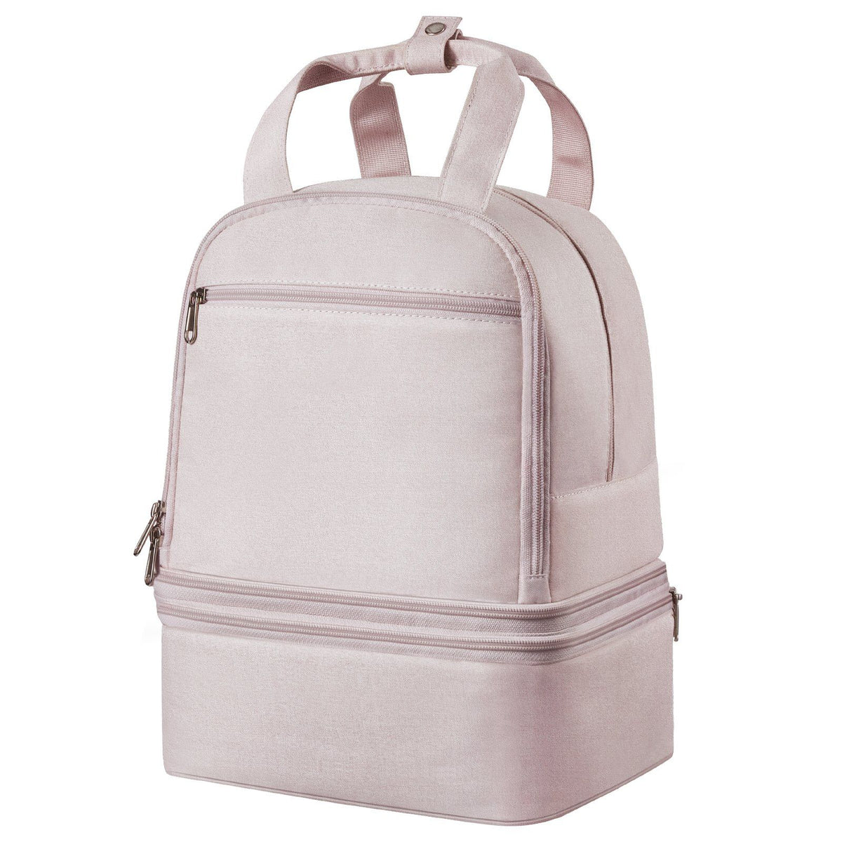Breast Pump Backpack, Breast Feeding Bag with Ice Pack, Fits for S1/S2, Pumping Accessories &amp; Breastmilk Storage, Portable Pump Carrying Case for Work, Travel and Family Use, Light Pink