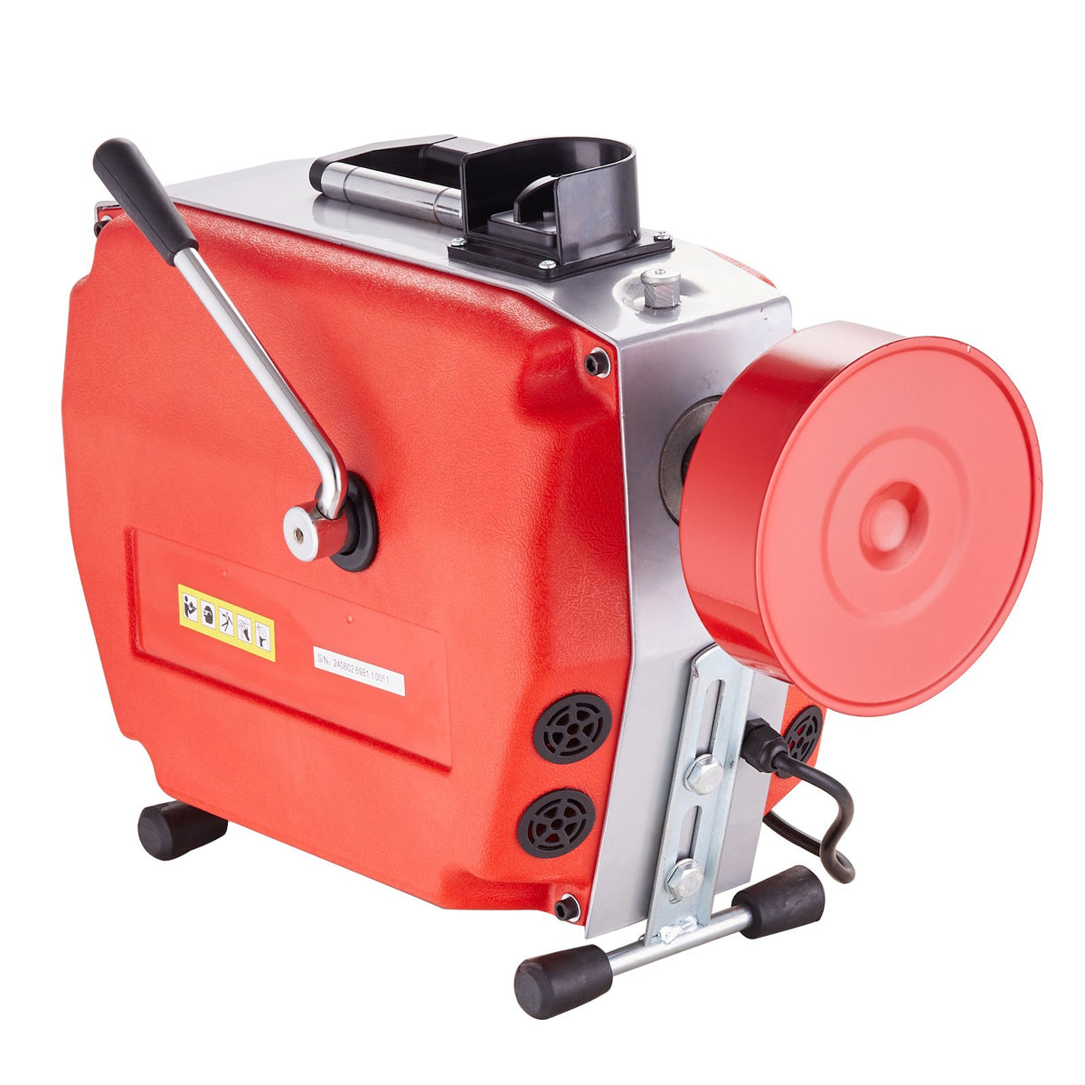 VEVOR Drain Cleaner Machine 120FT x 7/8" 420W Sewer Snake Auger Manual Feed