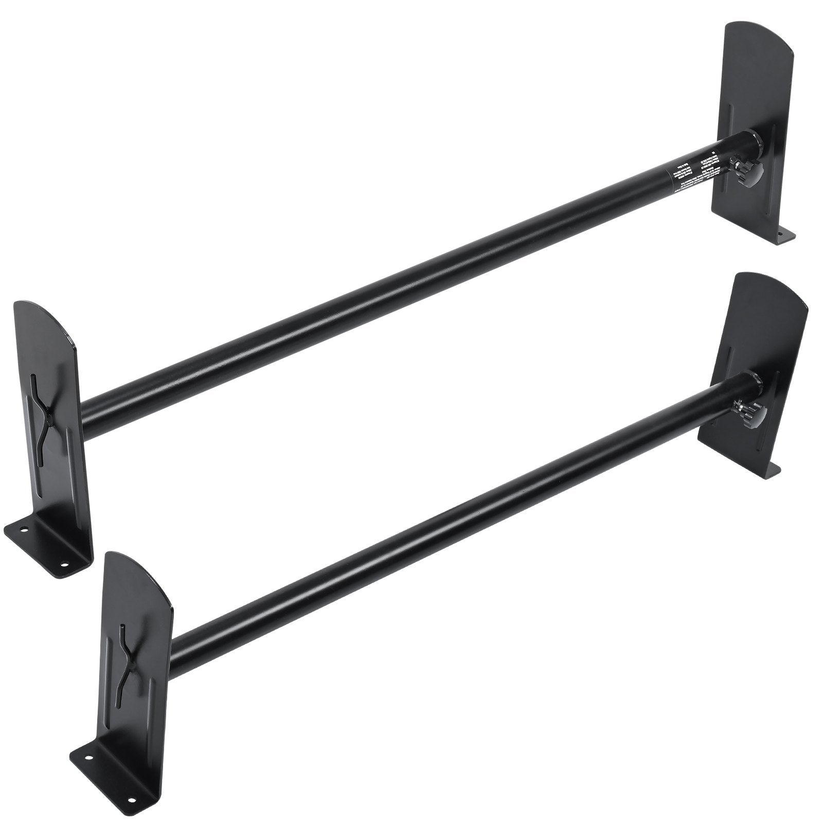 VEVOR 2 Bars Van Roof Ladder Rack 500 LBS Adjustable 35.8" to 57.5" Alloy Steel