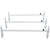 VEVOR Van Roof Ladder Rack, 3 Bars Alloy Steel Roof Racks, 750 LBS Capacity Rain-Gutter Roof Rack, Adjustable Length 40.2" to 74.8", Van Ladder Rack Compatible with Chevrolet Express, GMC Savana, etc