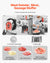 VEVOR Commercial Electric Meat Grinder Slicer 6.35 kg/Min Sausage Stuffer Maker