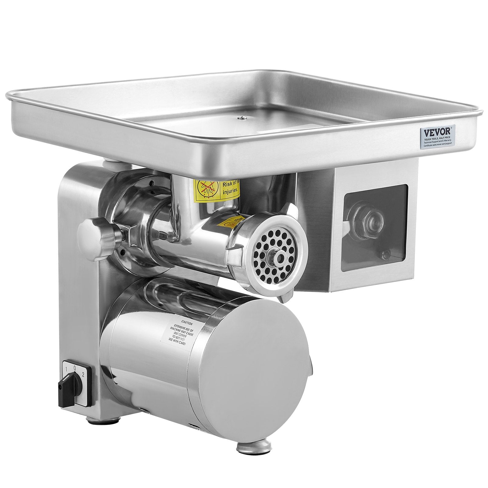 VEVOR Commercial Electric Meat Grinder Slicer 4.99 kg/Min Sausage Stuffer Maker