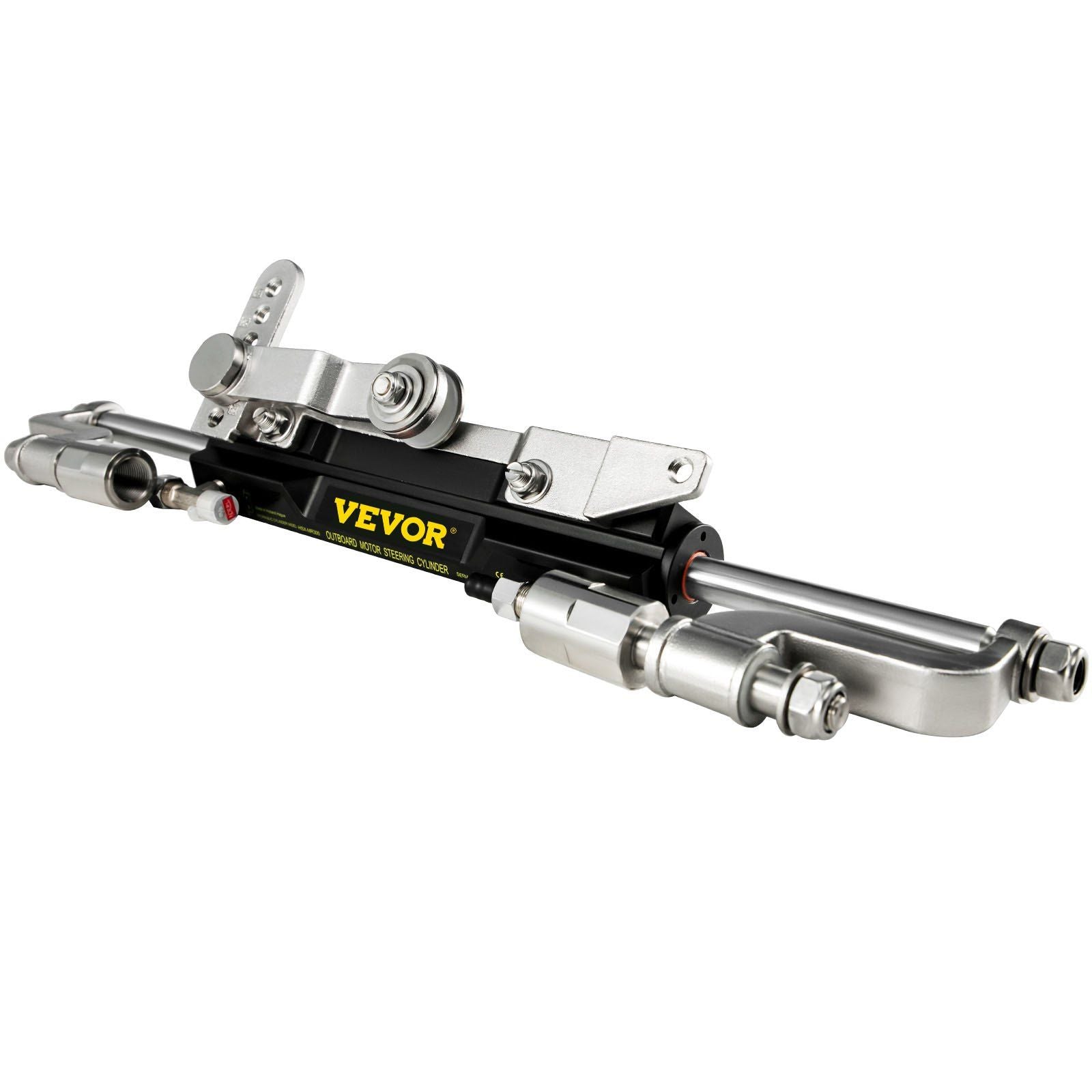 Hydraulic Steering Kit 300HP Hydraulic Steering Compact Cylinder Hydraulic Outboard Steering Kit with Helm Pump for Boat Marine Steering System