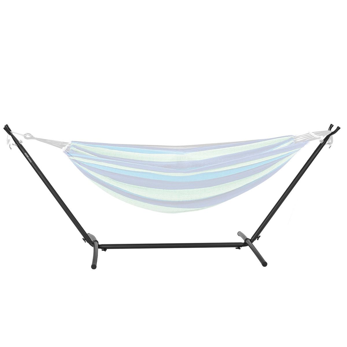VEVOR Portable Hammock Stand, 450lbs Capacity Steel Hammock Stand for 2 Person, Heavy Duty Adjustable Hooks Hammock Frame Fits 10-13 ft Hammocks, Space Saving with Carrying Bag for Outdoor or Indoor