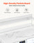 VEVOR Washer Dryer Countertop with Shelf 54"x27" Wooden Washer Dryer Cover White