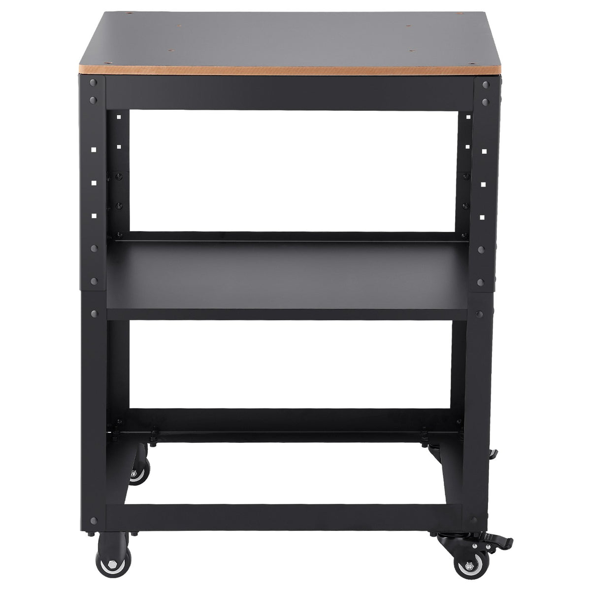 VEVOR Planer Stand, 100 lbs / 45 kg heavy loads, Three-Gear Height Adjustable Thickness Planer Table,with 4 Stable Casters & Storage Space, for most planers, saws, bench-top machines, power tools