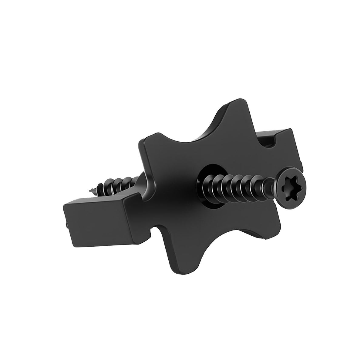 500PCS Hidden Deck Fasteners for Composite Decking Board, Universal Composite T Clips & Plastic Hidden Fasteners with Metal Screws,Polypropylene PP Clips Works with 6.5 mm Gaps, Black