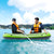 VEVOR Inflatable Boat, 2-Person Inflatable Fishing Boat, Strong PVC Portable Boat Raft Kayak, Includes 1158 mm Aluminum Oars, High-Output Pump and Fishing Rod Holders, 227 kg Capacity for Adults, Kids
