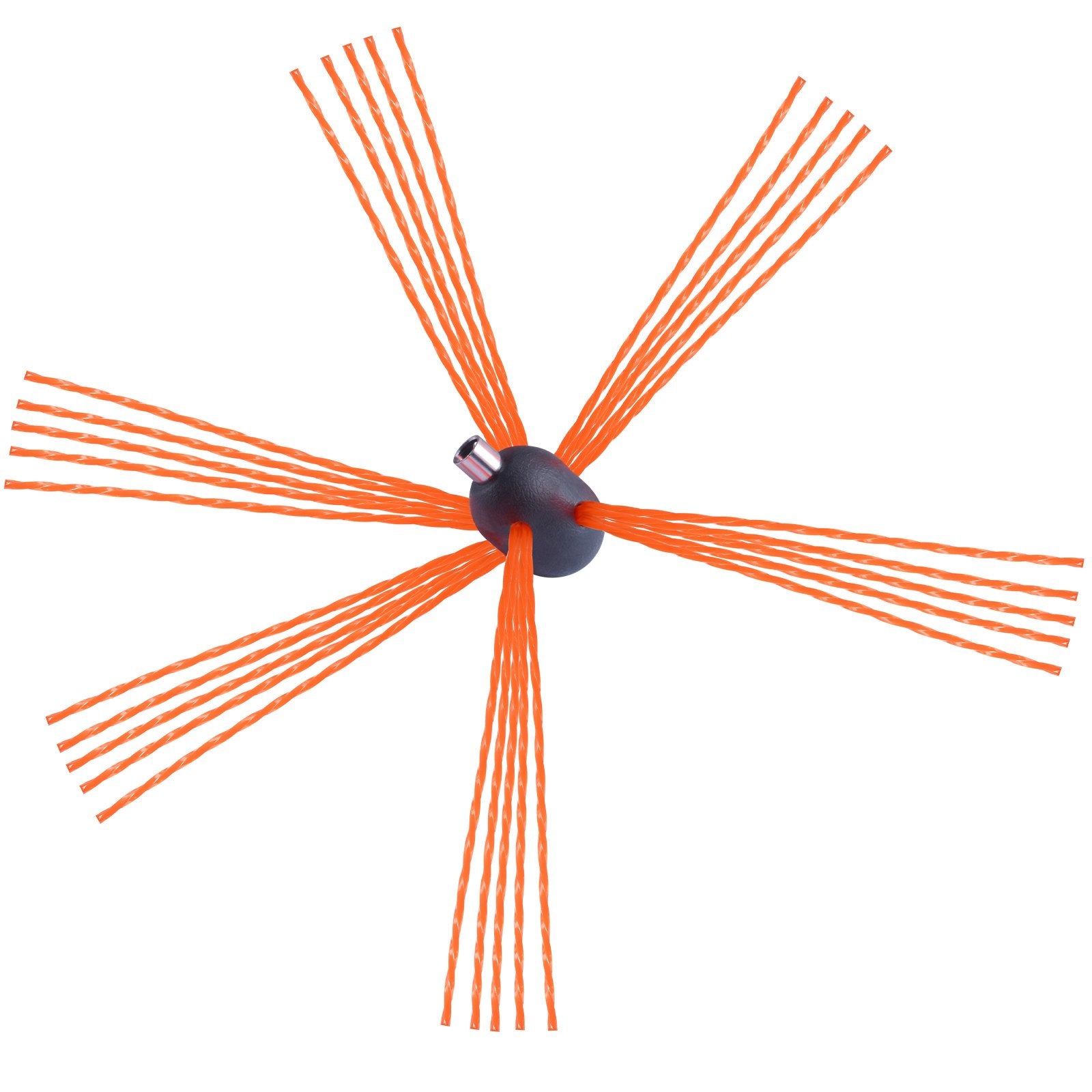 VEVOR 8 m Chimney Sweep Kit, w/ 8Reinforced Nylon Flexible Rods, Ergonomic Chimney Cleaning Brush, 360-Degree Brush Chimney Cleaner, Rich Accessories for Fireplace Flue Home Use Fits most Pipes