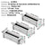 VEVOR 3Pcs Pasta Attachment for KitchenAid Stand Mixer Pasta Roller Cutter Set