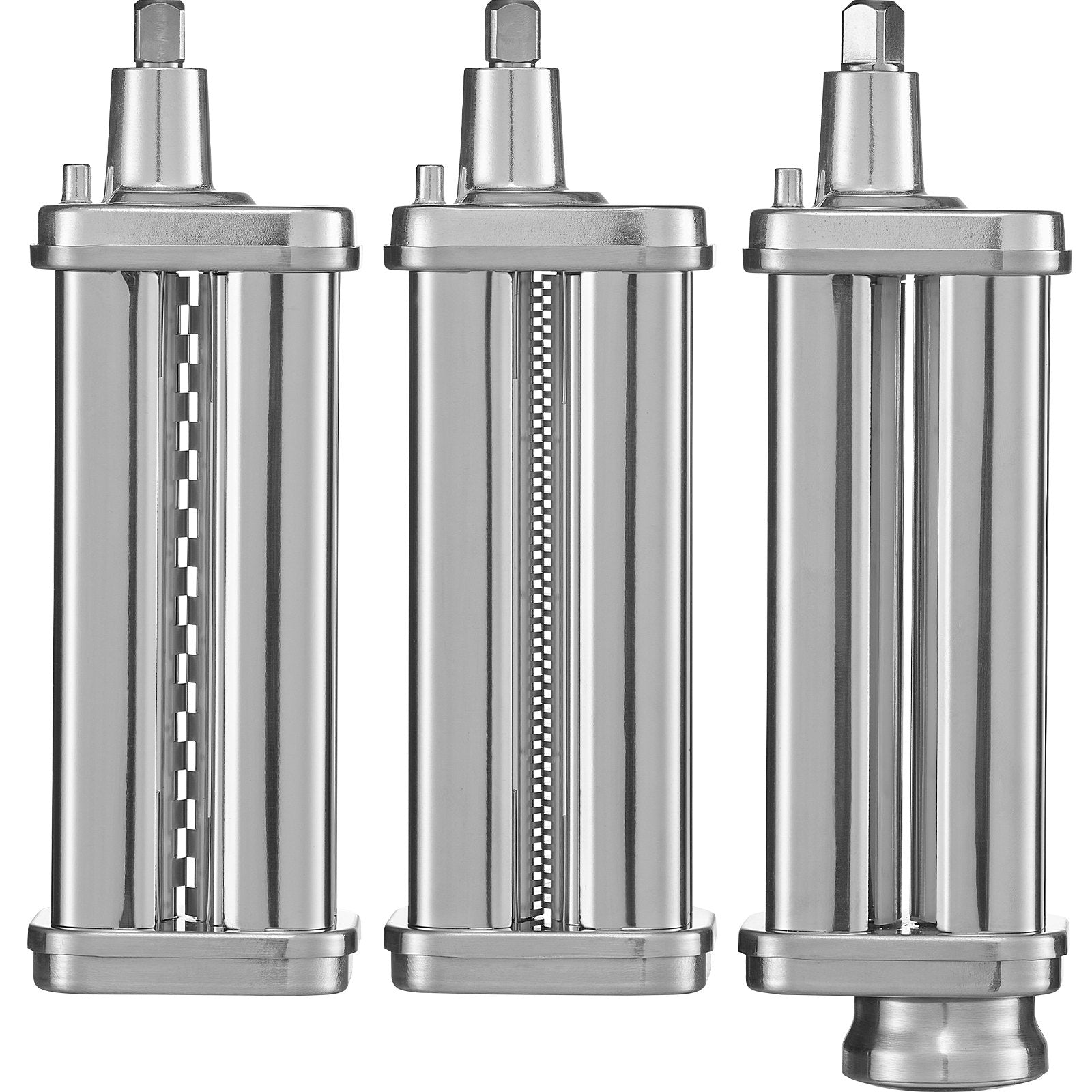 VEVOR 3Pcs Pasta Attachment for KitchenAid Stand Mixer Pasta Roller Cutter Set