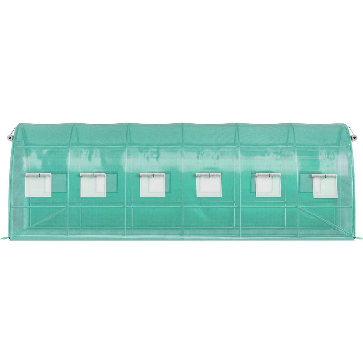 VEVOR Walk-in Tunnel Greenhouse Galvanized Frame Waterproof Cover 20x10x7 ft