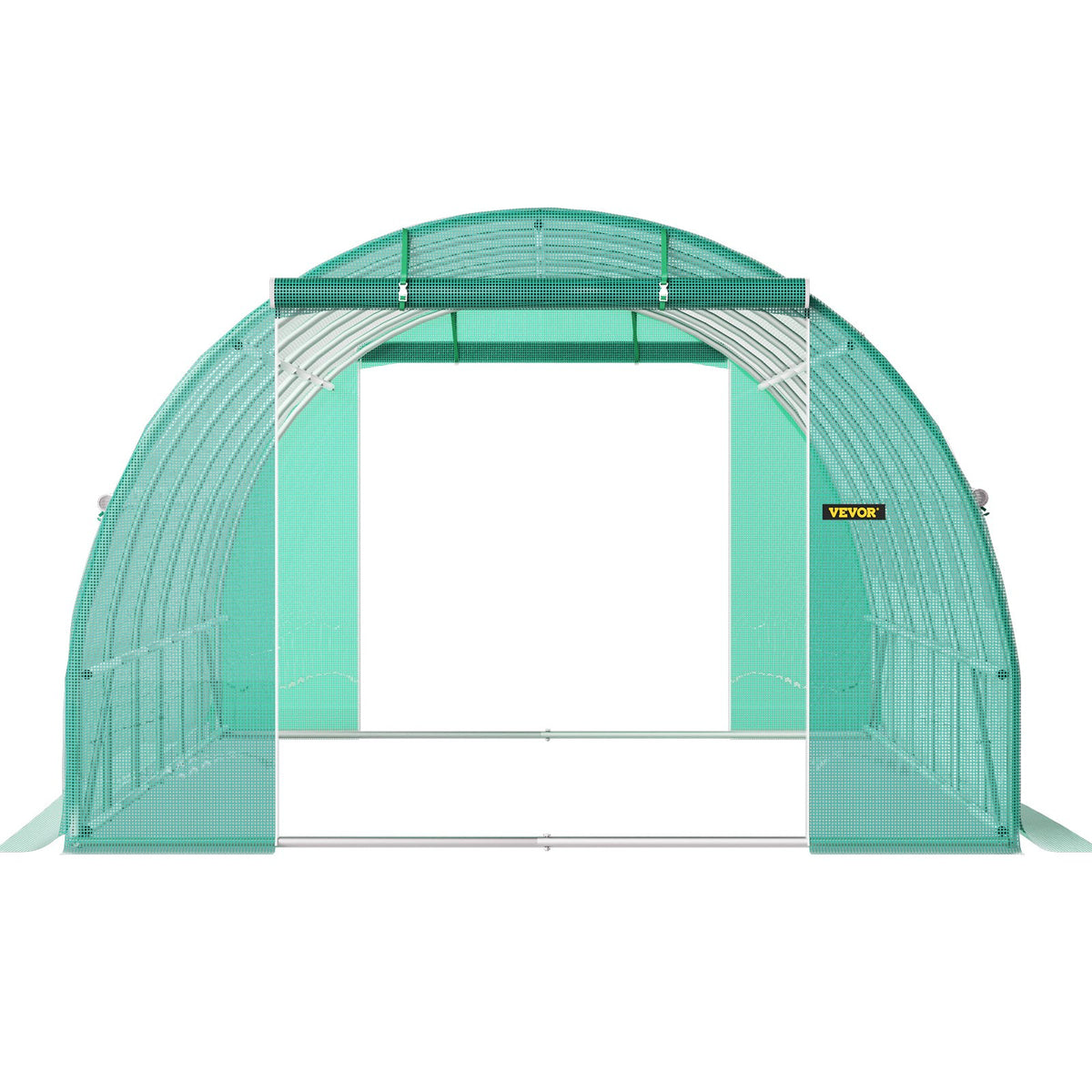 VEVOR Walk-in Tunnel Greenhouse Galvanized Frame Waterproof Cover 20x10x7 ft