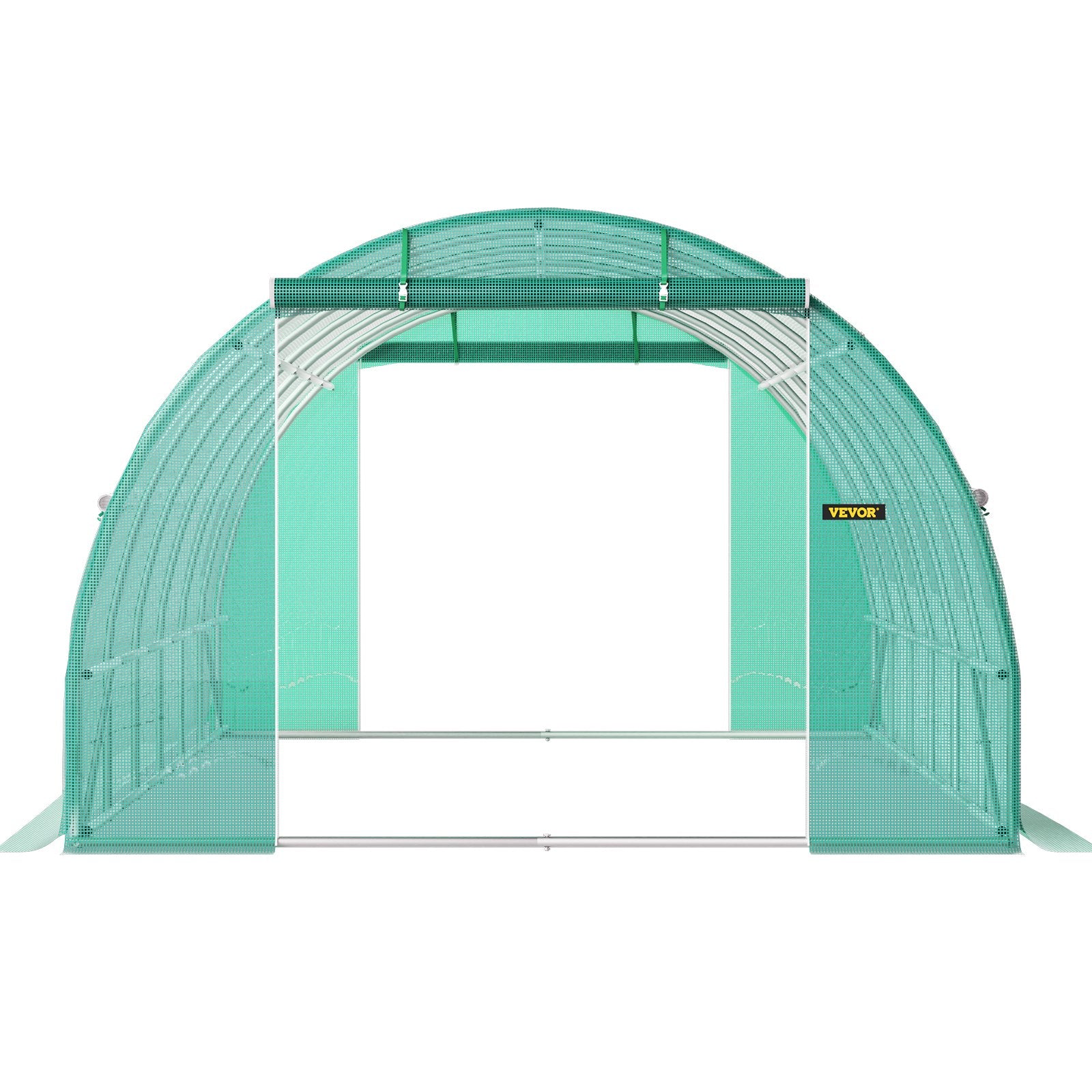 VEVOR Walk-in Tunnel Greenhouse Galvanized Frame Waterproof Cover 20x10x7 ft