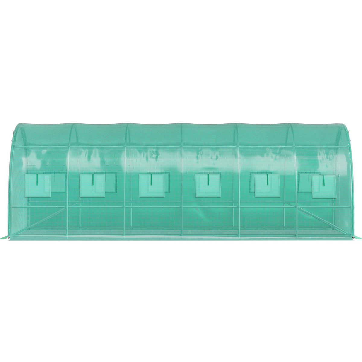 VEVOR Walk-in Tunnel Greenhouse Galvanized Frame Waterproof Cover 20x10x7 ft
