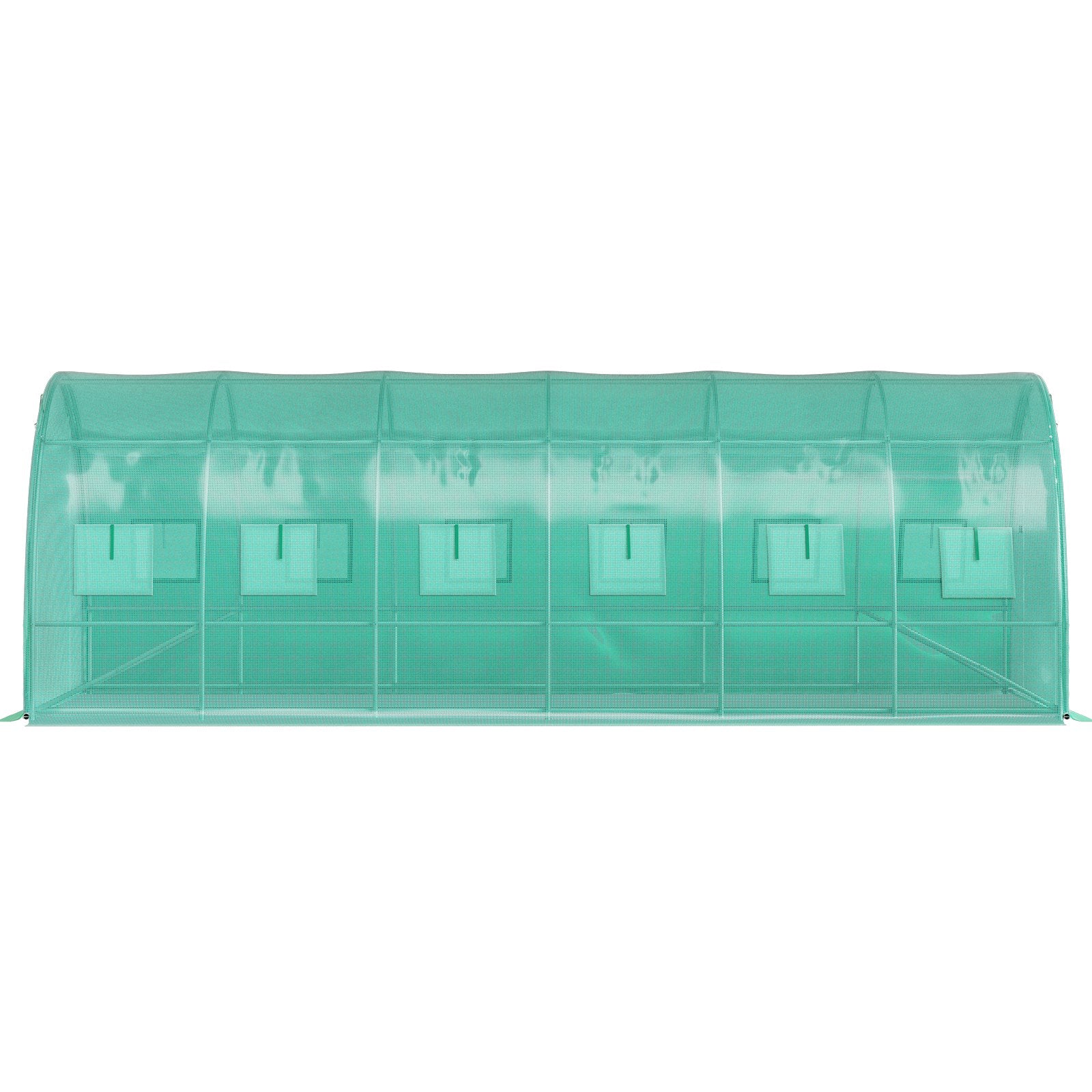 VEVOR Walk-in Tunnel Greenhouse Galvanized Frame Waterproof Cover 20x10x7 ft