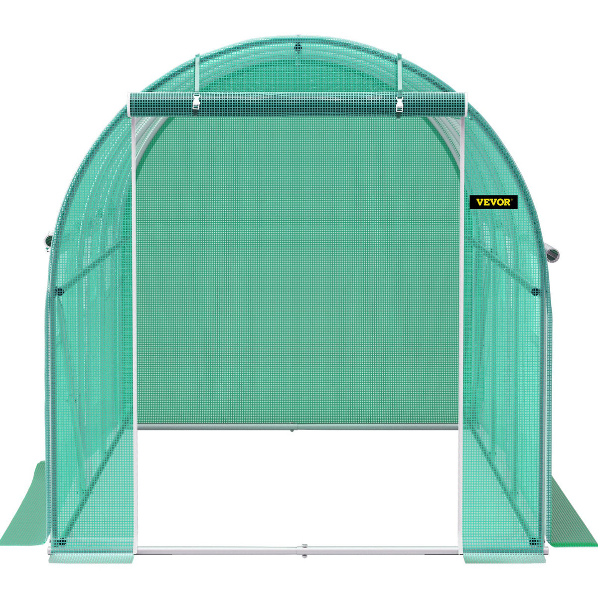 VEVOR Walk-in Tunnel Greenhouse Galvanized Frame & Waterproof Cover 12x7x7 ft