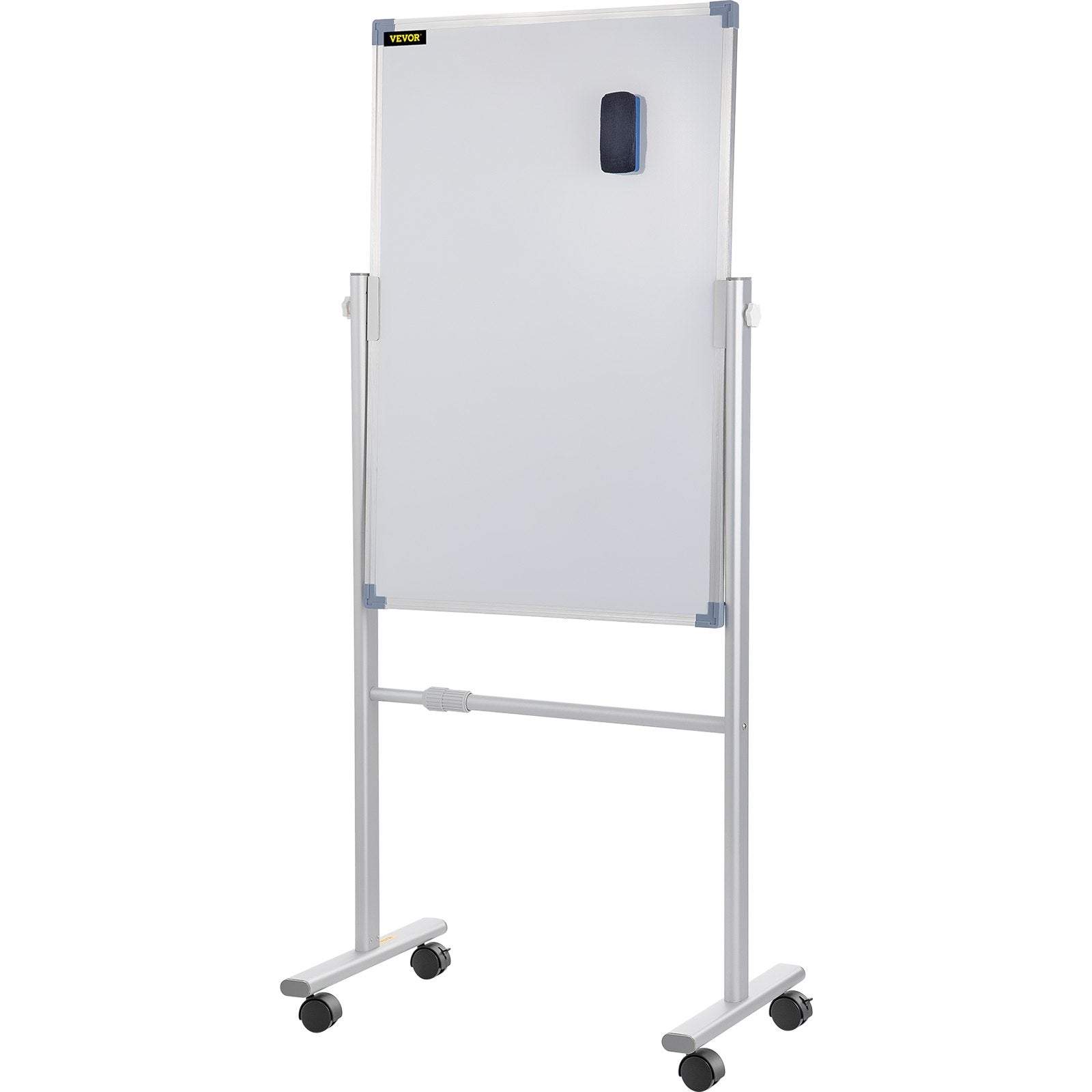 VEVOR Mobile Dry Erase Board Magnetic Whiteboard w/ Stand 60 x 90cm Double Sided