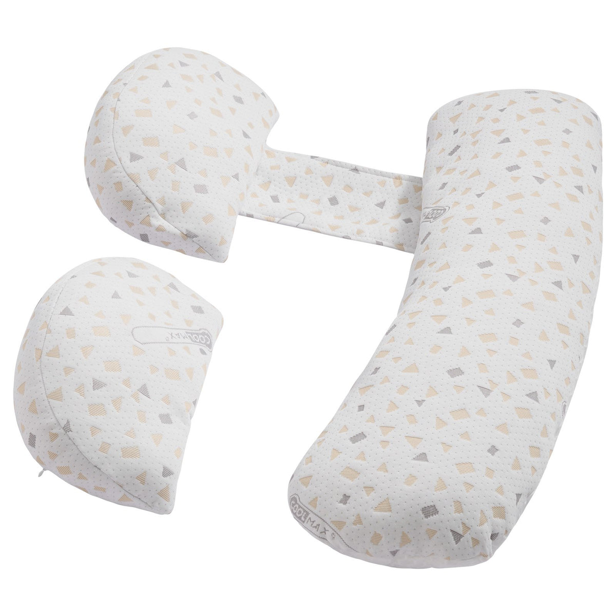VEVOR Pregnancy Pillows, Adjustable Maternity Pillow for Pregnant Women, Soft Pregnancy Body Pillow with Removable & Washable Cover for Back Belly Hip Support, Lightweight and Portable