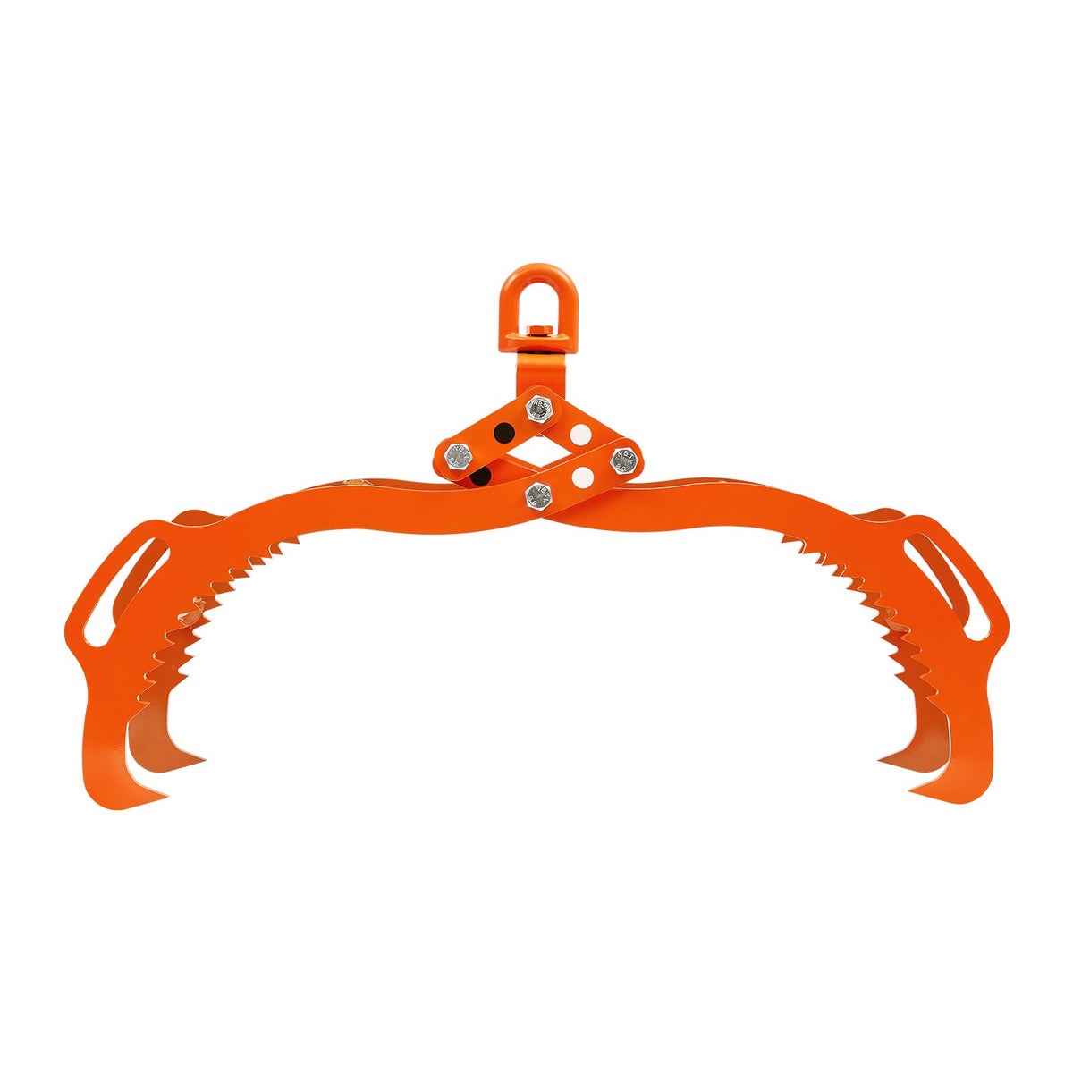 VEVOR 32in Log Lifting Tongs, 4-Claw Log Tongs, Heavy Duty Steel Log Grapple, 2200LBS Lifting Capacity, Swivel Log Graper Timber, Eagle Claw Design, Log Skidding Tongs for Trucks, Tractors, Forklifts
