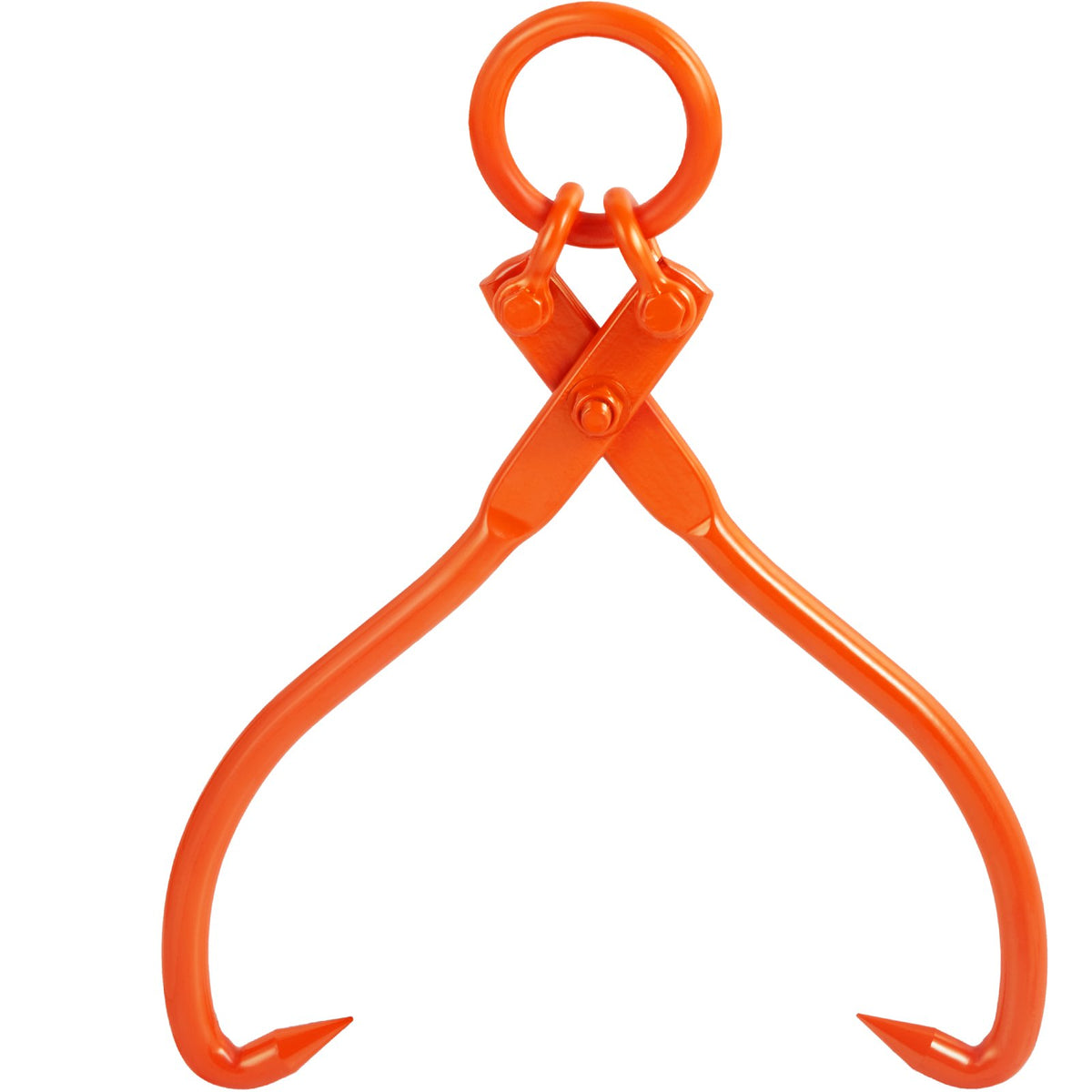 VEVOR Log Skidding Tongs, 18 inch 2 Claw Log Lifting Tongs, Heavy Duty Steel Lumber Skidding Tongs, 772 lbs/350 kg Loading Capacity, Log Lifting, Handling, Dragging &amp; Carrying Tool