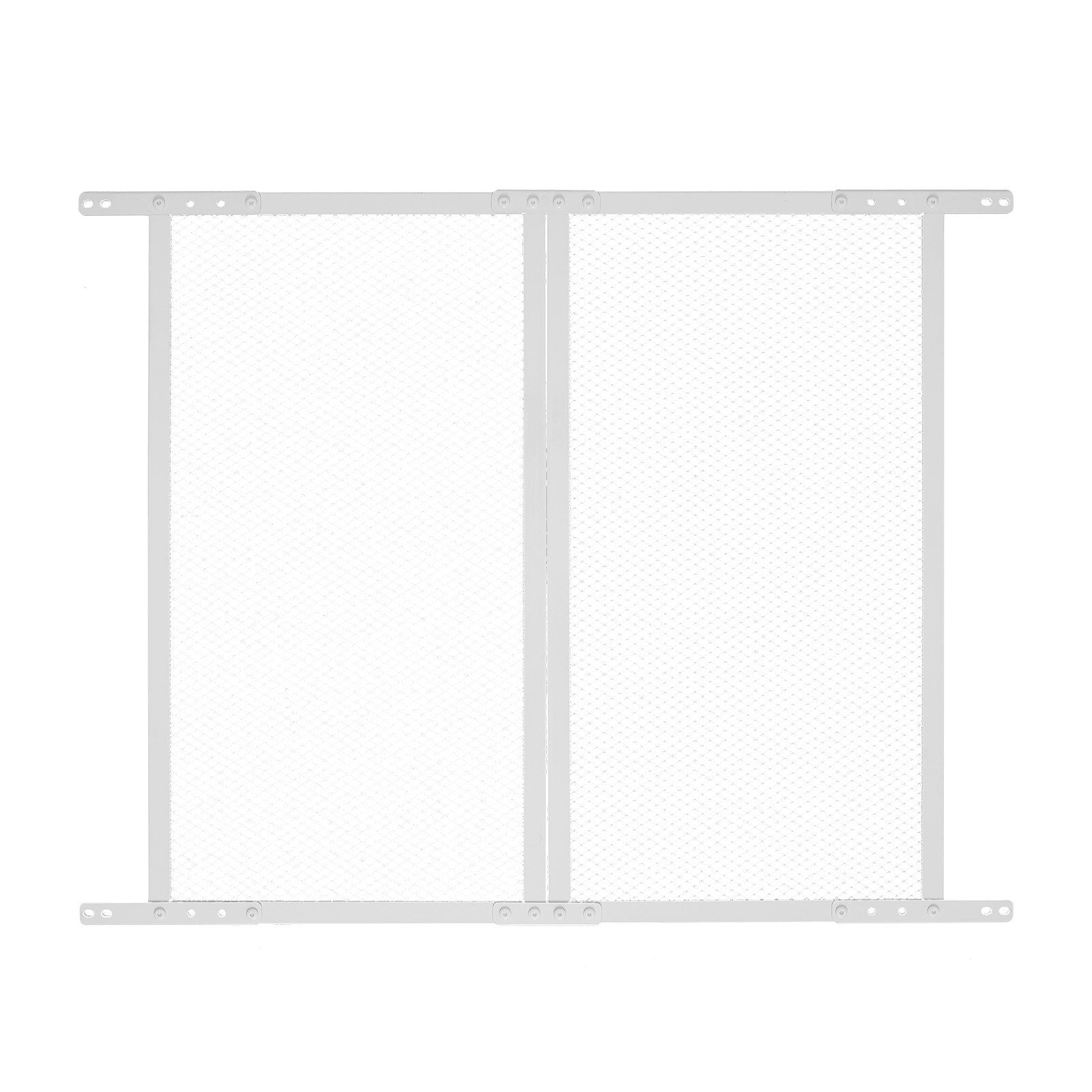 RV Screen Door Protector, 800 x 723.9 mm Door Grille, Easy to Install and Disassemble, Reinforced Breathable Protective Mesh, Aluminum Alloy Camper RV Entry Protector for Pet Protection, White