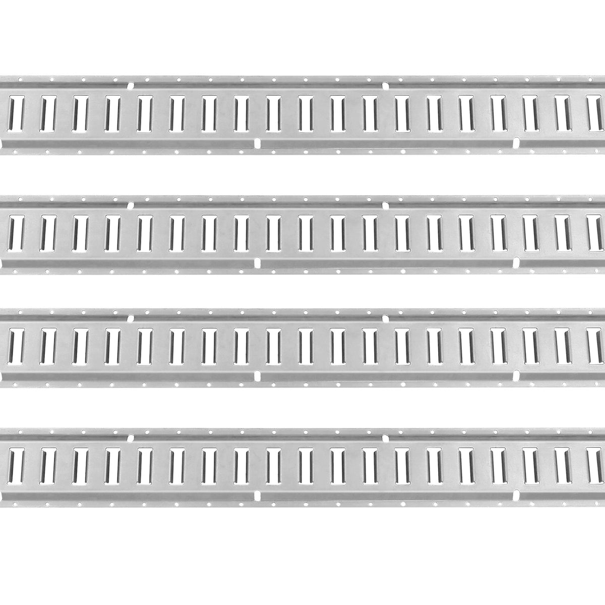 VEVOR E Track Tie-Down Rail Kit, 24PCS 1524 mm E-Tracks Set Includes 8 Steel Rails & 8 O-Rings & 8 Tie-Offs with D-Ring, Versatile Trailer Securing Accessories for Cargo Motorcycles Bikes, 816 kg Load