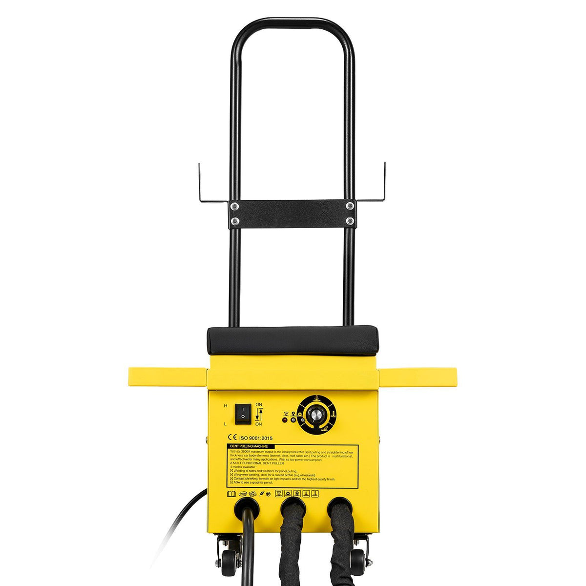 4.5KW Professional Stud Welder Dent Repair Kit with 2 Welding Guns &amp; 6 Modes, All in One Dent Repair Workstation with Extended Handle, Padded Seat and Accessory Tray
