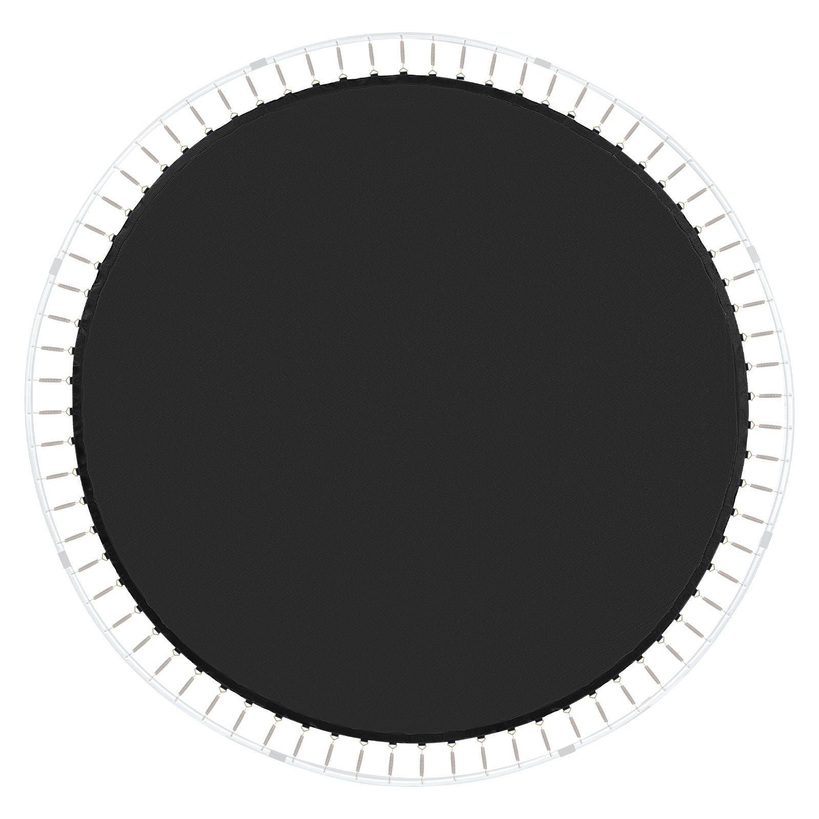 Replacement Trampoline Mat, Jumping Mat Fits 15ft Frame, Universal Jumping Mat for 15ft Round Trampoline, Reinforce UV-Resistant Mat with Spring Tool & Durable V-Rings, Fit 7" Spring Length